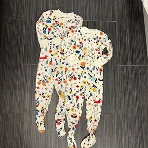 Hanna Andersson Zip Footed Pajamas